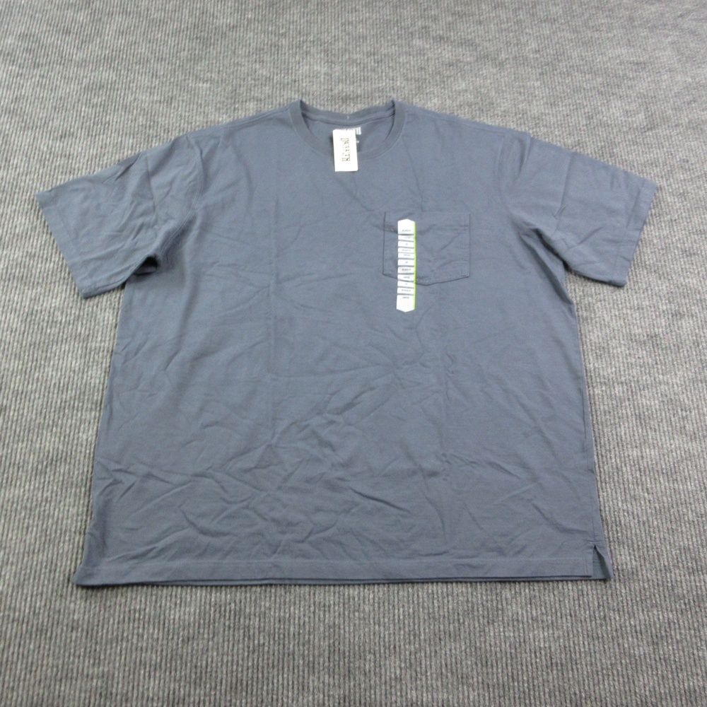 Duluth Trading Co. Shirt Mens 2XL Blue Longtail Relaxed Fit Pocket NWT